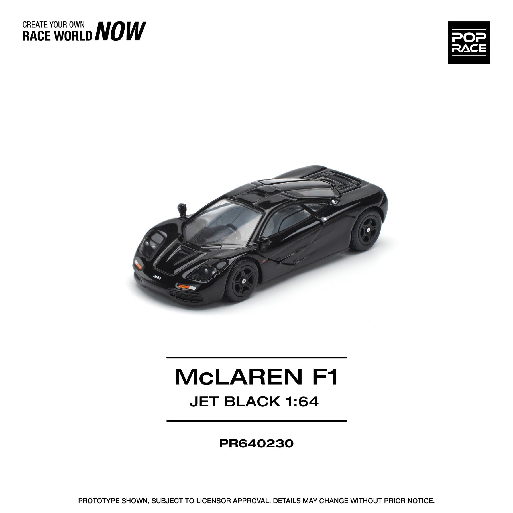 Pop Race McLaren F1 Jet Black #PR640230