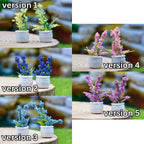 Artificial Miniature Tree Flower Pot 2 Pcs